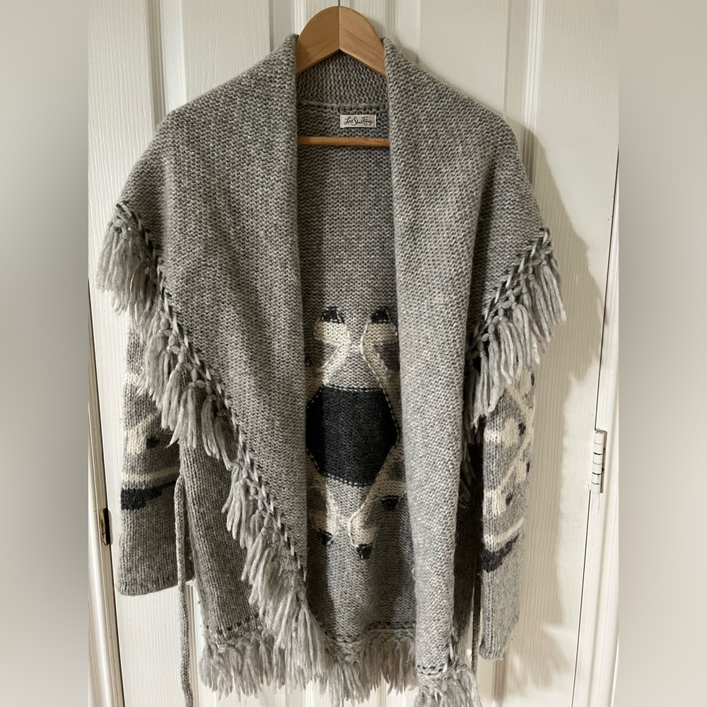 LoveShackFancy 🖤🤍 Paprika Atlas Tassel Shawl 🖤🤍